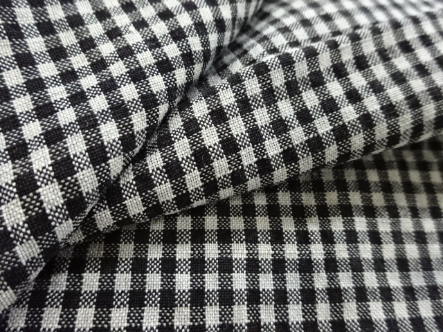  アンティーク　格子織り出し琉装(材料)